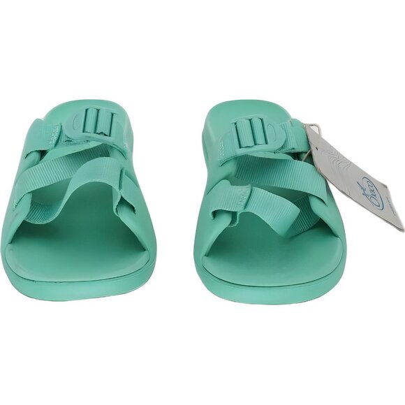 Chaco Chillos Kids Green Slide Sandals Size 3 - Picture 5 of 6